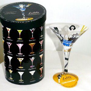 Lolita Love My Martini HOLLYWOOD-Tini 7.5" Glass